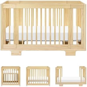 Babyletto Yuzu 8-in-1 Convertible All-Stages Crib - Conversion Kits for Bassinet, Midi Baby Crib to Toddler Bed, Daybed, Full-Size Crib & Baby Bed - Portable & Adjustable - GREENGUARD Gold Certified