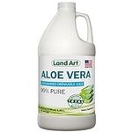 Pure Aloe Vera Juice Unflavored - Cold-Processed - Inner Filet from Organic Fresh Leaves from Texas - 64 fl oz