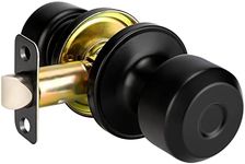 goldenwarm Black Passage Door Knobs