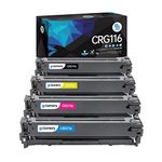 Gotoners 4PK Compatible Canon 116 Toner Cartridges CRG116 for Canon MF8080CW MF8050CN Black Cyan Yellow Magenta 1980B001AA 1979B001AA 1978B001AA 1977B001AA