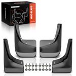 A-Premium Set of 4PCS Mud Flaps Splash Guards Mudguards Mudflaps Compatible with Chevrolet Avalanche, Silverado, Suburban, Tahoe 01-06 & GMC Sierra, Yukon 00-06, fits for Fender Flares, Front & Rear