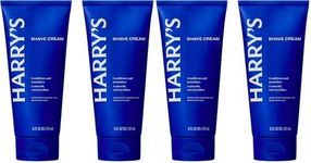 Harry's Shaving Cream for Men with Aloe and Eucalyptus - 6 oz - Conditions Skin and Softens Facial Hair for Shaving - Safe-for Sensitive Skin,(Pack of 4)