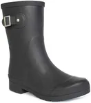 Chooka Women's Mid-Height Waterproof Rain Boot, Black, 10 M