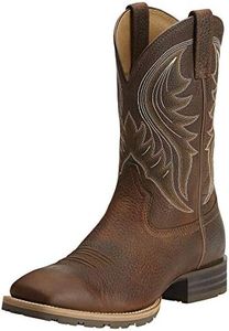 Ariat Mens Hybrid Rancher Western Boot Brown Oiled Rowdy 8