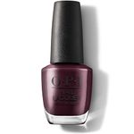 OPI Nail Lacquer, Complimentary Wine, Red Nail Polish, Milan Collection, 0.5 fl oz