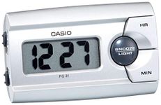 Casio Wake Up Timer – Digital Alarm Clock – PQ-31-8EF , Grey