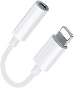 Adaptateur pour iPhone Jack [Certifié MFi] Lightning vers Jack 3,5 mm Adaptateur Ecouteur pour iPhone Aux Audio Câble Jack Casque Dongle Accessoires pour iPhone 14/14 Pro Max/13/12/11/Xs/XR/X/8/8 Plus