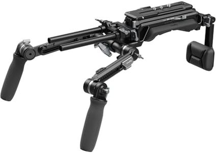 SmallRig Shoulder Rig Kit for VCT-14, One-Touch Quick Release, for Sony, for Canon Cinema Cameras, Max Load of 20 KG (44 lb), with 1/4'' Thread & 15mm Rod Clamp, HawkLock SR009-5199