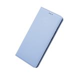 Arbuda Ultra Slim Leather Flip Wallet Back Cover Case for Samsung Galaxy Note 10 lite - Light Blue