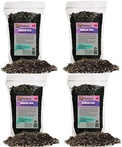 Gardenera Bonsai Soil Premium Potting Mix - 20 Quart - Trusted by Bonsai Enthusiasts for Exceptional Results and Healthier Trees (4 Bags of 5 Quart)