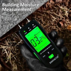 RDINSCOS Wood Moisture Meter – Digital Handheld Humidity Tester