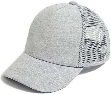 Baby Baseball Cap Toddler Infant Mesh Sun Hat Breathable Kids Boys Girls Trucker Cap Hat for Spring Summer, 0-3 Years, Grey, 3-12 Months