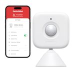 SwitchBot Smart Motion Door Sensor - Wireless Home Security System, PIR Motion Detector Alert, Add SwitchBot Hub Mini to be Compatible with Alexa