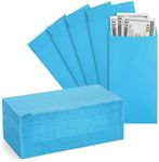 Okuna Outpost 100 Pack Blue Money Envelopes for Cash, Payroll, Money Saving, Coins, Currency, 100GSM (3.5 x 6.5 In)