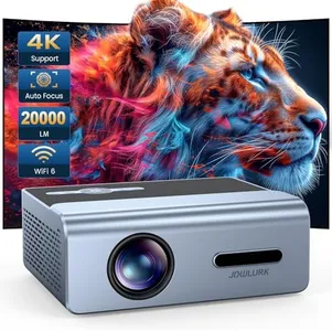 [Electric Focus] Projector with Wifi and Bluetooth, 20000L Auto Keystone Outdoor Projector 4K Support, JOWLURK Native 1080p Movie Projector for iOS/Android/TV Stick/HDMI/USB/Laptop/PS5