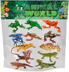 Gemini&Genius 12 Pcs Lizards Frogs 