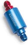 Russell 650130 Red and Blue Anodized Aluminum Competition Fuel Filter