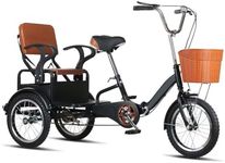 Folding Adult Tricycle,16inch Tande