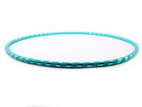 The Spinsterz Beginner Hoop: Weighted Fitness Hula-Hoop for Adults Weight Loss, Waist Exercise Ring for Cardio & Core, Adjustable Quality Detachable Hula Shaper for Beginners, Made in USA - Amazonite