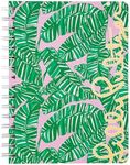 Lilly Pulitzer Hardcover Mini Spiral Notebook, 8.5" x 6.5" Small Journal with 160 College Ruled Pages, Let's Go Bananas