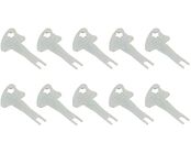 Regarmans Locking Switch Key fits Pass & Seymour 500K - 10 Pack