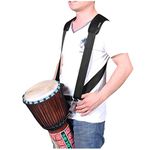 Adjustable Djembe Shoulder Strap Thick Pad African Hand Drum Sling Comfort Percussion Instrument Belt