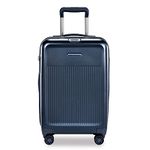 Briggs & Riley Sympatico Hardside Domestic Spinner Luggage, Matte Navy, 22-Inch Carry-On