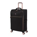 it luggage Divinity II 28" Softside Checked 8 Wheel Spinner, Black, Black, It Luggage Divinity Ii 28" Softside Checked 8 Wheel Spinner