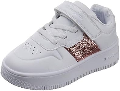 Champion Garçon Fille Rebound Platform Sparkle G PS Baskets, Blanc Ww006, 30 EU