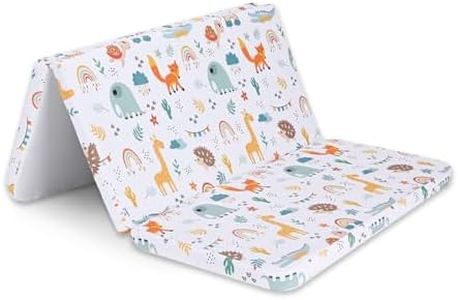 Peaceful Parenting Foldable Pack & Play Baby Mattress - 38"x26"x1.5" - Waterproof Travel Mattress for Pack and Play - Tri-Fold Mattress - Baby Bedroom Accessories - Unique Baby Gifts - Baby Stuff