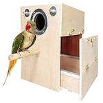 kathson Parakeet Nesting Box Wooden