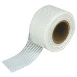 JKG® PLASTERBOARD & DRYWALL SCRIM TAPE - 50mm x 20m | HEAVY DUTY Strong White Mesh | Reinforce Joints Walls & Repair Cracks | CEILING Tape Patching Holes (2" width)