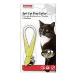 BEAPHAR 3 X REFLECTIVE YELLOW CAT KITTEN FLEA TREATMENT COLLAR WITH BELL 12 MONTH 1 YEAR PROTECTION