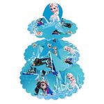 AEX Cardboard Cupcake Stand 3 Tier Dessert Tower Stand Afternoon Tea Cake Stand Birthday Baby Showers Party Supplies Tableware (Frozen 2)