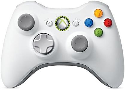 Microsoft Xbox 360 Wireless Controller - White (Renewed)