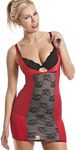 Camille Womens Ladies Red Body Fit 