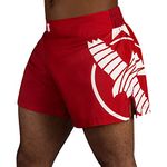 Hayabusa Men's Icon Kickboxing Shorts - Red, Large