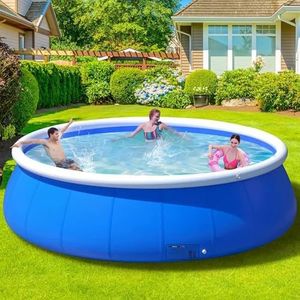 Swimming Pool, Blow Up Pool, Inflatable Pools for Adults, Inflatable Above Ground Pool for Family.