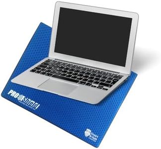 Laptop Radiation Shield - Radiation Blocker, Lap Desk Tray - emf Shield & Heat Protection Bed Desk Laptop Tray, Laptop Stand Bed with Heat Emission Reduction by Up to 99% - Laptop Desk - 17" Blue