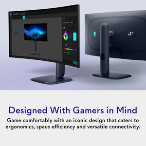 Alienware 34” QD-OLED Gaming Monitor – UltraWide Curved Display
