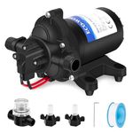 ECO-WORTHY RV Water Pressure Pump 12Volt DC 3.5GPM 45PSI, 12V Self-Priming Water Pump, Fresh Water Diaphragm Pump with Upgraded Motor for RV Yacht Sprayer Camper Food Truck