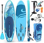 SereneLife, Extra Sturdy Paddle Board, Paddle Board Inflatable, SUP, Stand Up Paddle Board for Adults & Teens, Non-Slip Deck for all Skill Levels, Durable Paddle, Includes Storage Bag and Pump