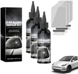 Car Windshield Crack Repair Kit, 2025 Latest Upgraded Windshield Crack Repair Kit for Car Chips and Cracks, Quick Fix Windshield & Glass Repair Tools for Chips and Cracks (3 Set)