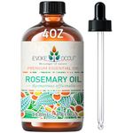 EVOKE OCCU Rosemary Essential Oil 4 Oz Pure Rosemary Oil for Fragrance Hair Skin Care Aromatherapy Massage Home Diffuser 118ML