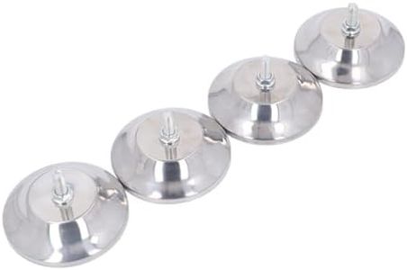 4 PCS Billiard Pool Table Leg Levelers with Adjustable Height, Durable Metal, Stable Support for Pool, Pong, Foosball Table