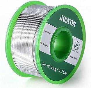 AUSTOR 0.8mm Lead Free Solder Wire with Rosin Core