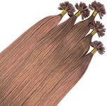 Hair2heart 25 x 1g Premium Bonding Straight Human Hair Extension, Street Dog Blonde, 60 cm Length