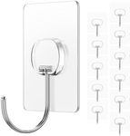 Large Adhesive Hooks for Hanging He