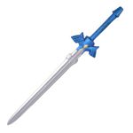 damdos Halloween Prop PU Foam for Cosplay Sword Sky Sword Kirito Kirigaya Shield Link Breath of The Wild Bow Arrow Crossbow Sword Birthday Gifts (1PCS Blue)