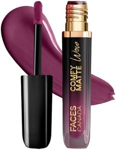 FACES CANADA Comfy Matte Wow Liquid Lipstick - Orchid Opulence 10, 3.8ml | One Swipe Application | Highly Pigmented | Comfortable Wear | Glides Smoothly | Long Lasting | Transferproof